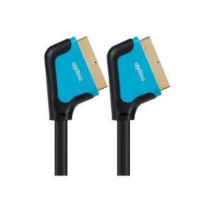 Image of Maplin Premium 21 Pin Connector SCART Cable - Black, 3m