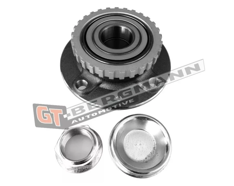 Image of GT-BERGMANN GT24-100 Wheel bearing kit with lock nut, with ABS sensor ring Wheel Bearing Kit (654)