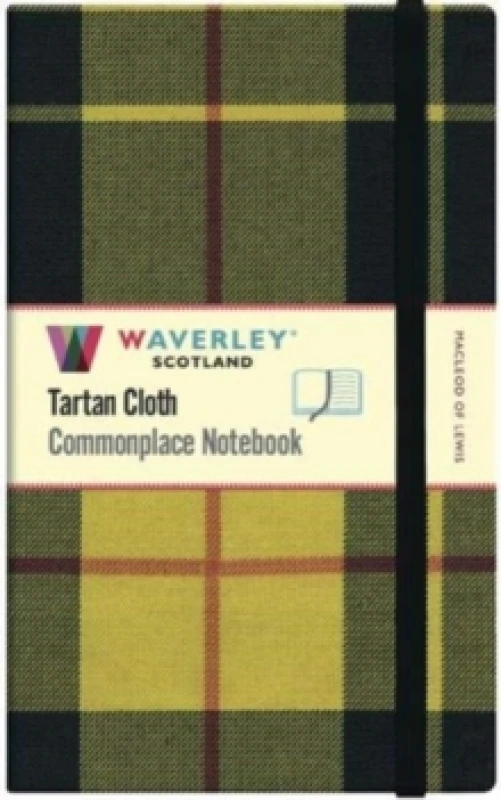 Image of Waverley Notebooks: Macleod of Lewis Tartan Cloth Commonplace Large Notebook Hardback