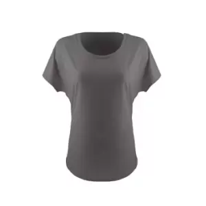 Image of Next Level Womens/Ladies Ideal Dolman T-Shirt (XL) (Dark Grey)