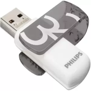 Image of Philips 32GB Vivd USB 2.0 Flash Drive - Grey
