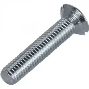 Image of Toolcraft 194800 Slotted Countersunk Screws DIN 963 4.8 Steel M4x8...