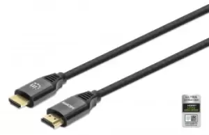 Image of Manhattan HDMI Cable with Ethernet, 8K@60Hz (Ultra High Speed), 3m...
