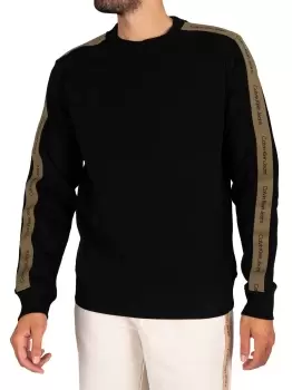 Image of Contrast Tape Sweatshirt