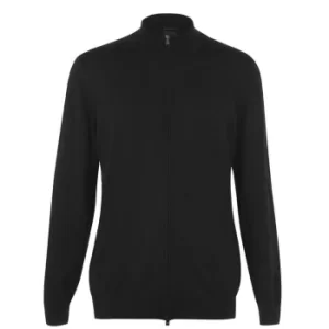 Image of Hugo Boss Balonso-L Full Zip Knitted Jumper Black Size M Men