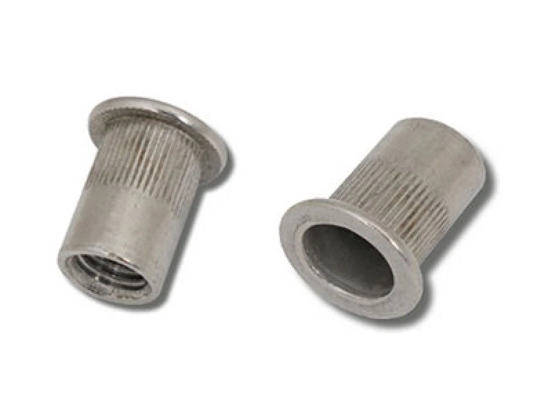 Image of Jrp Riveting Products M6 X 19.5 A2 St.stl Flat Head Rivet Nuts - Jrprnssfh0650 - Box Of 500