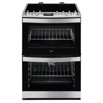 Image of AEG CIB6742ACM Double Oven Induction Hob Electric Cooker