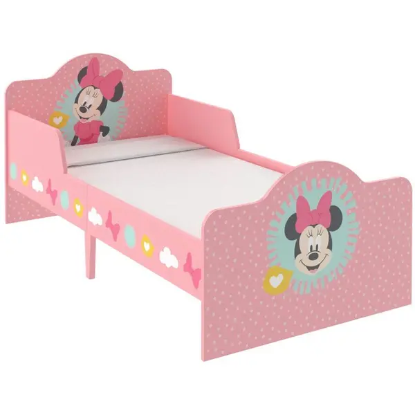 Image of Disney Minnie Mouse Pink Toddler Bed D75 X W143 X H64cm - Pink