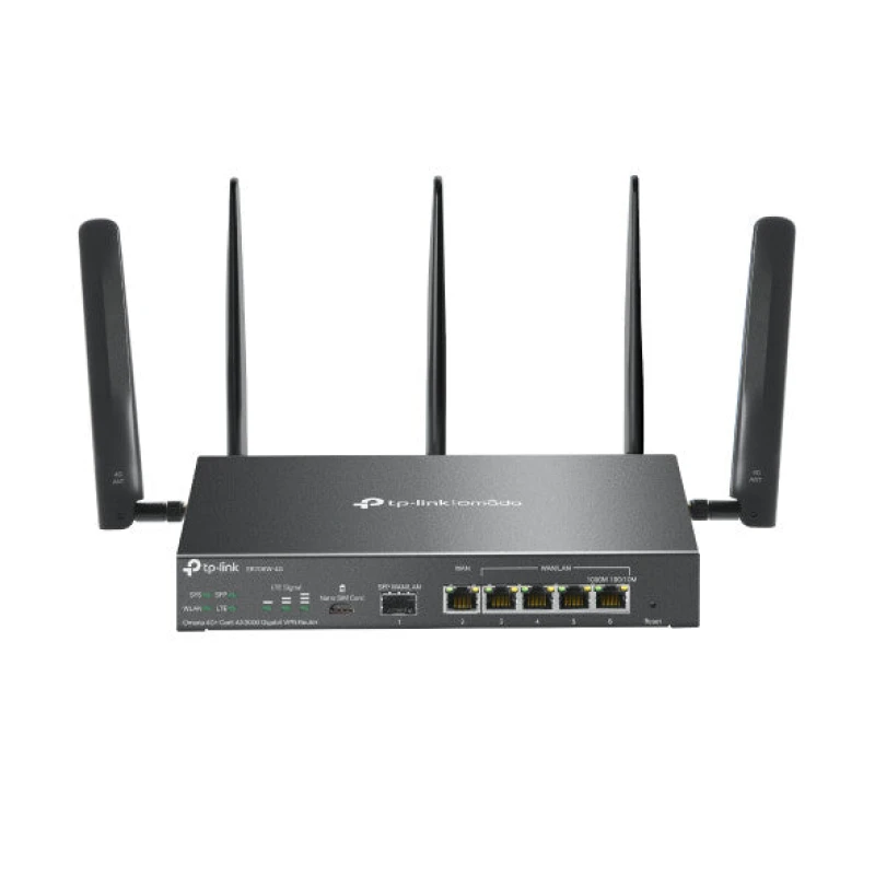 Image of TP Link Omada 4G+Cat6 AX3000 Gigabit VPN Router ER706W-4G