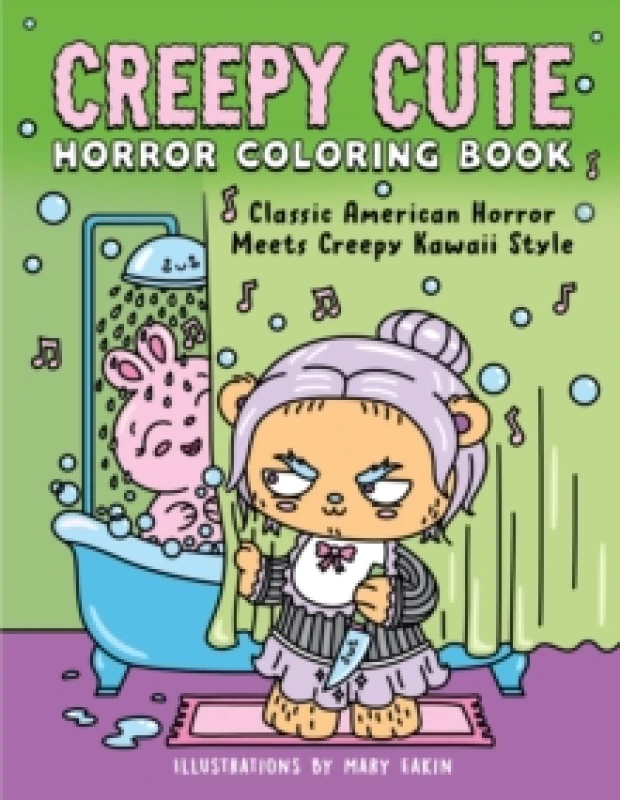 Image of Creepy Cute Horror Coloring Book : The Perfect Halloween Colouring Book for Horror Movie Fans Paperback / softback