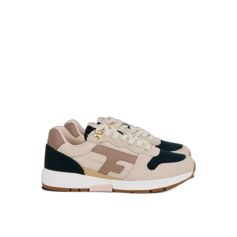 Image of Faguo Womens suede Trainers Faguo Olive Beige Female 41