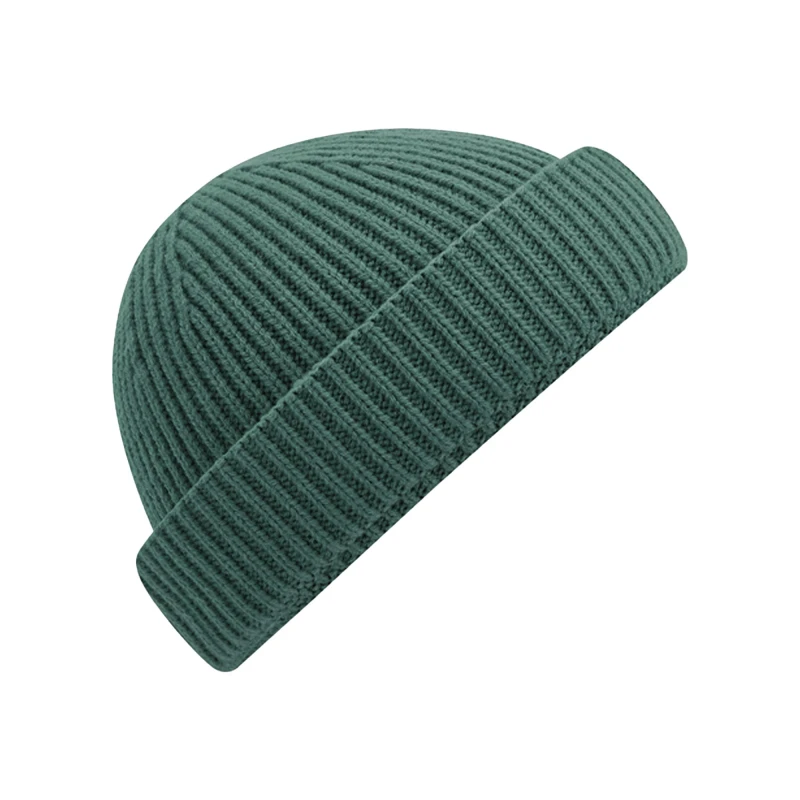 Image of Beechfield Beechfield Men Harbour Fisherman Beanie in Green Green One Size Male 5063425451319