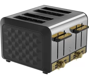 Image of Swan Gatsby ST14084BLKN 4 Slice Toaster