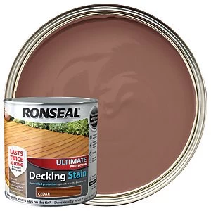 Image of Ronseal Ultimate Protection Decking Stain - Cedar 2.5L