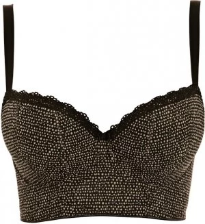 Image of Freya Summer haze underwire longline bra Black