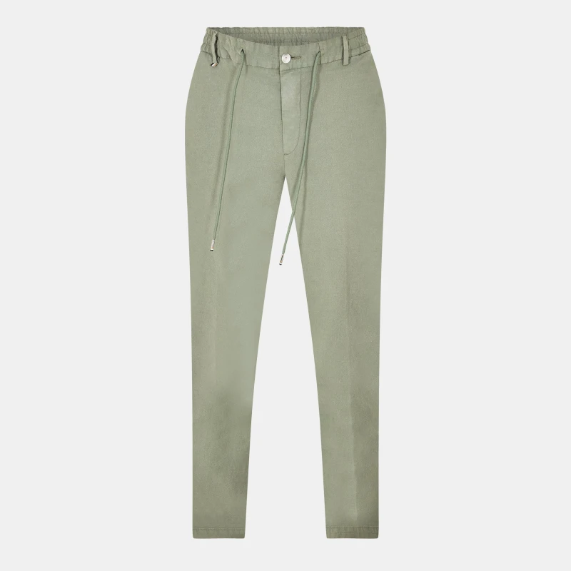 Image of Boss Mens Kane Ds Slim Fit Trousers Open Green male 30W R