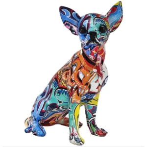 Image of Graffiti Chihuahua Figurine By Lesser & Pavey