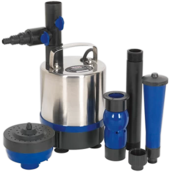 Image of Sealey WPP3600S Stainless Steel Submersible Pond Water Pump 240v