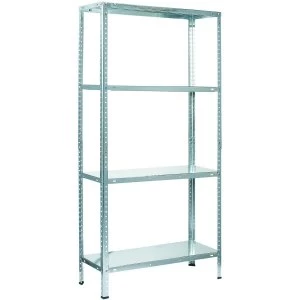 Image of Wickes 4 Tier Metal Shelving Unit 45KG