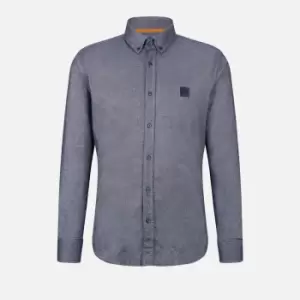 Image of BOSS Orange Mabsoot_2 Cotton-Blend Shirt - XL