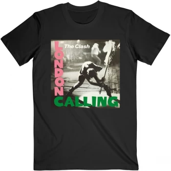 Image of Clash - The - London Calling Unisex Medium T-Shirt - Black
