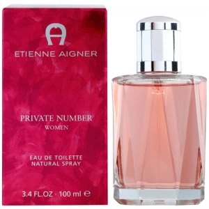 Image of Etienne Aigner Private Number Eau de Toilette For Her 100ml