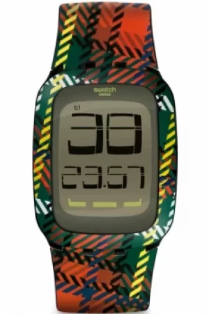 Image of Unisex Swatch Touch Alarm Chronograph Watch SURB118