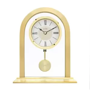 Image of Acctim Colney Pendulum Quartz Mantel Clock Gold