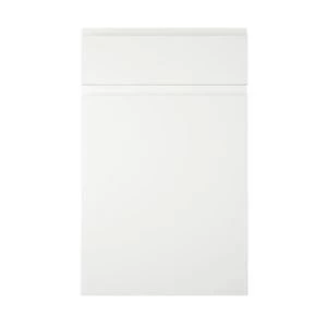 Image of Cooke Lewis Appleby High Gloss White Drawerline door drawer front W450mm Set of 2