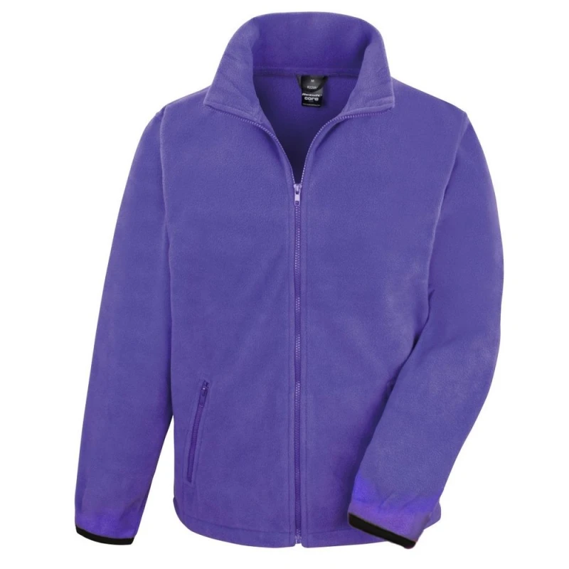 Image of Result Result Men Core Fashion Fit Outdoor Fleece Jacket in Purple Size: X-Small Purple XS Male 5054752960551