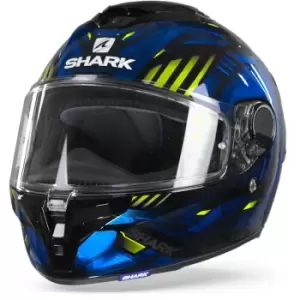 Image of Shark Spartan GT Replikan KUB Black Chrome Blue L