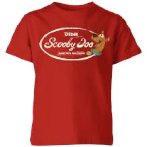 Image of Scooby Doo Cola Kids T-Shirt - Red - 3-4 Years