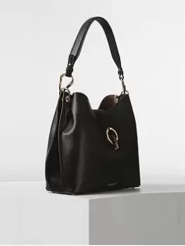 Image of Luella Grey Luella Grey Lottie Resin Twistlock Hobo - Black, Women