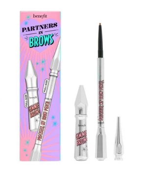 Image of Benefit Partners in Brows Eyebrow Pencil & Volumising Eyebrow Gel Duo Shade 02