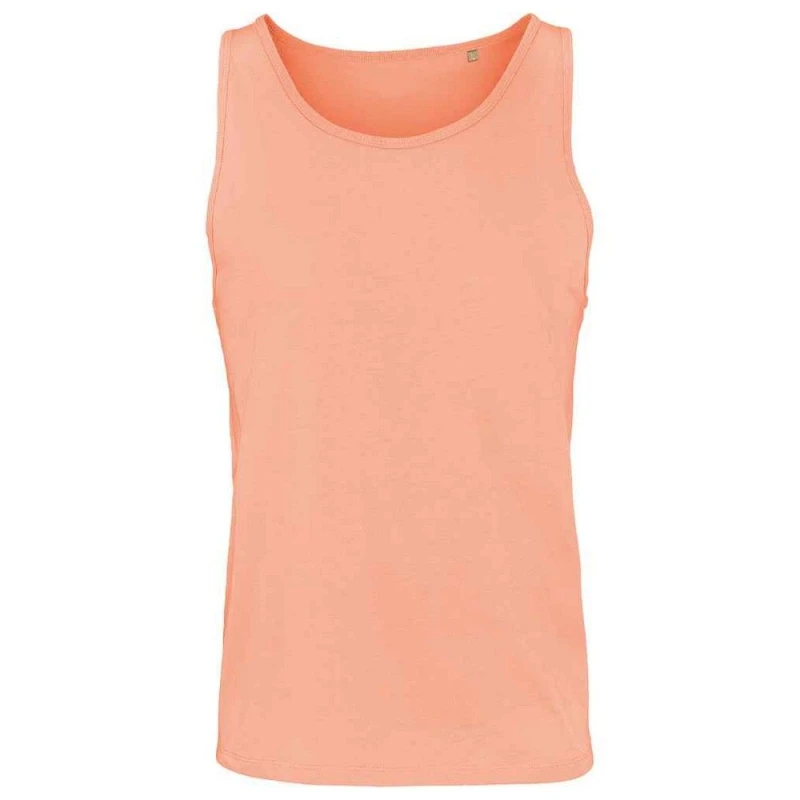 Image of SOL'S Mens Crusader Cotton Tank Top in Peach Size: XS Peach Male XS