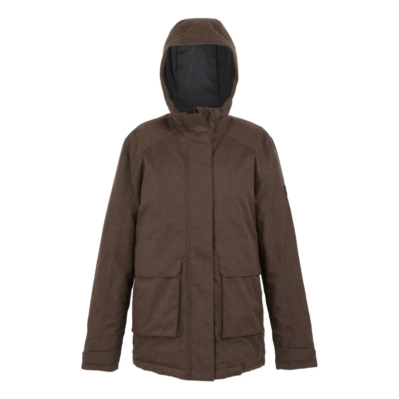 Image of Womens waterproof jacket Regatta Ezdale Marron Female 40