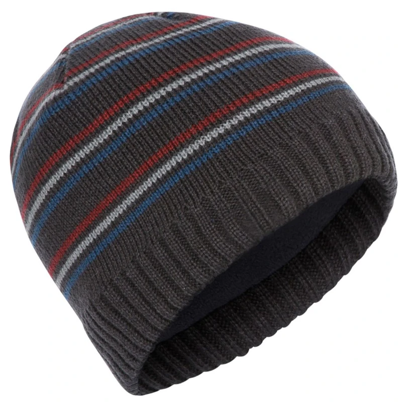 Image of Trespass Trespass Men Ray Beanie Hat in Dark Grey Dark Grey One Size Male 5059269927127