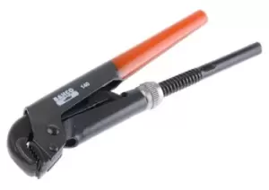 Image of Bahco Pipe Wrench, 210.0 mm Overall Length, 33mm Max Jaw Capacity