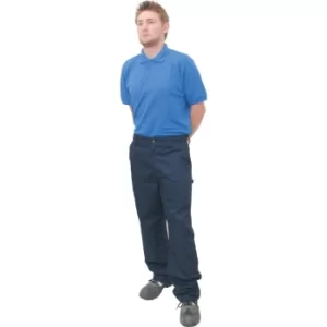 Image of Premium Mens 32R Navy Driver Trousers