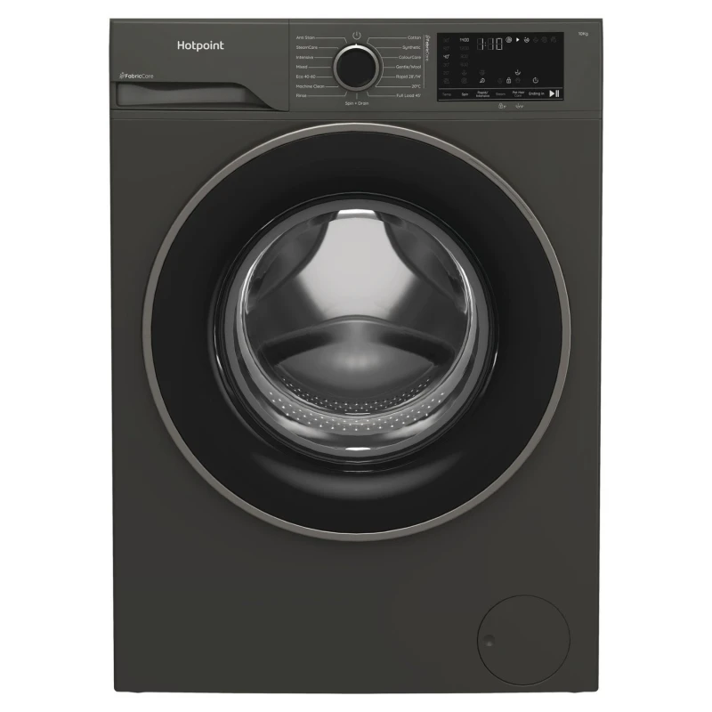 Image of Hotpoint FabricCare 10KG 1400RPM Washing Machine - Graphite HB103GCAREUK Graphite