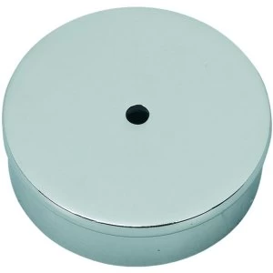 Image of Wickes Chrome Effect Handrail End Caps Pack 2