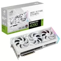 Image of Asus GeForce RTX 4090 ROG Strix OC White Edition 24GB GDDR6X PCI-Express Graphics Card