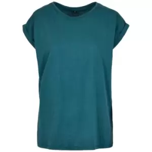 Image of Build Your Brand Womens/Ladies Extended Shoulder T-Shirt (5XL) (Teal)