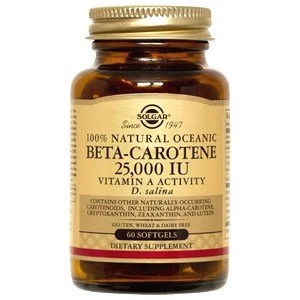 Image of Solgar Natural Source Oceanic Beta Carotene Softgels 60 Softgels