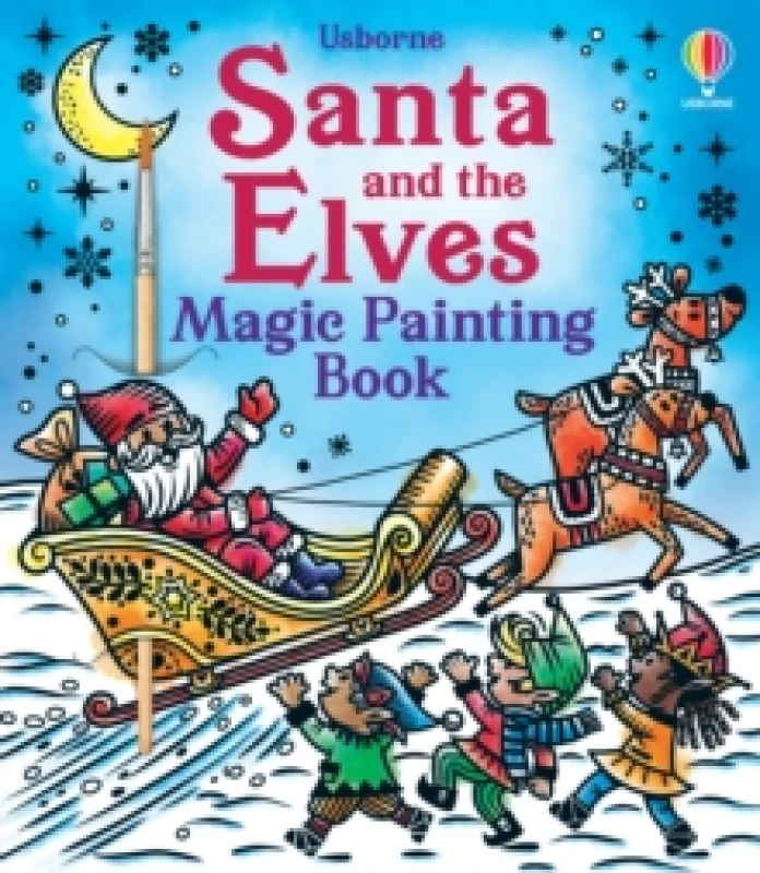 Image of Santa and the Elves Magic Painting Book Paperback / softback