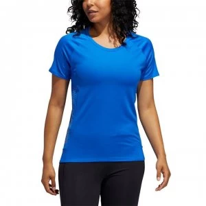 Image of adidas Womens Running Supernova 25/7T-Shirt - Glory Blue