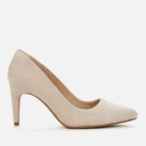 Image of Clarks Womens Laina Rae Suede Court Shoes - Blush - UK 5