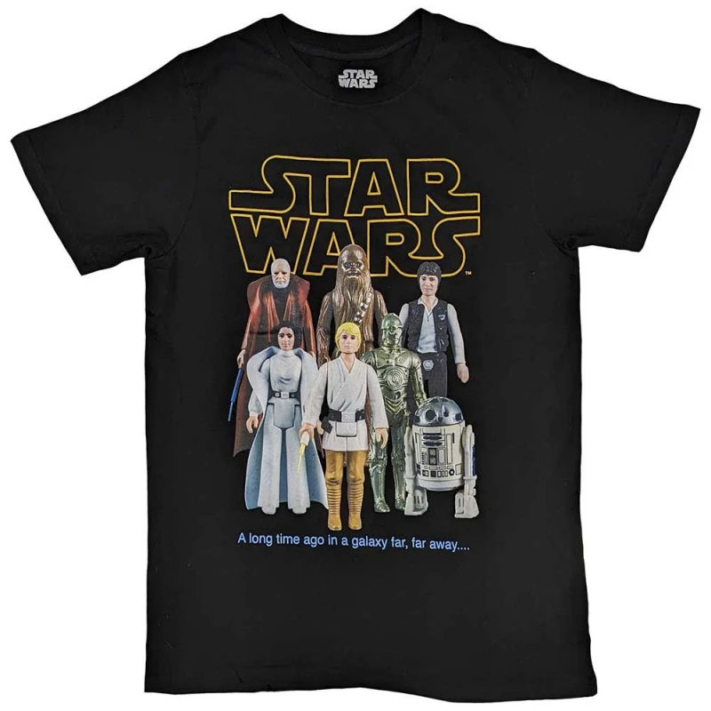 Image of Star Wars Rebels Toy Figures T Shirt Black unisex