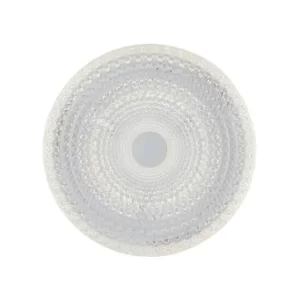 Image of UNIKA LED Patterned Glass Flush Ceiling Light White 1800lm CCT 29cm