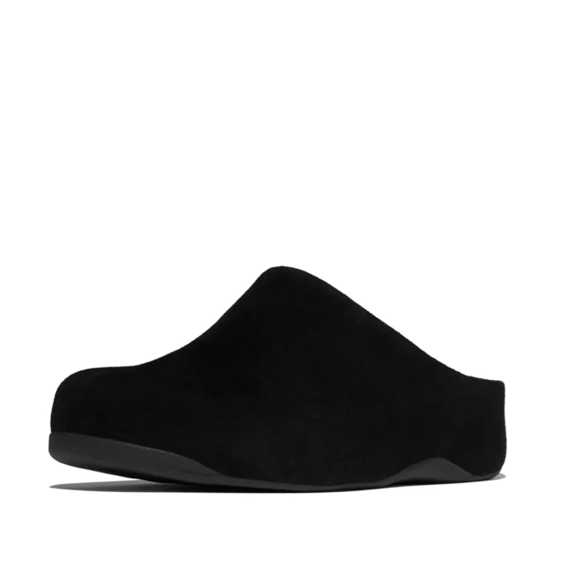 Image of FitFlop Womens suede clogs FitFlop Shuv Noir Female 41